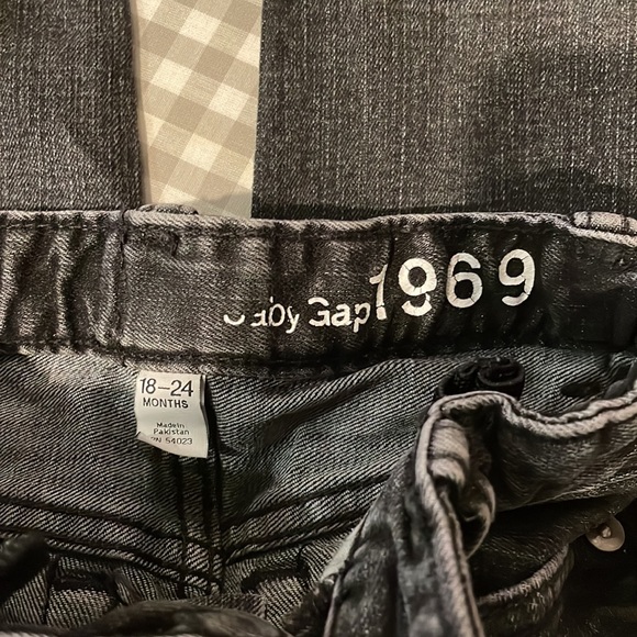Baby Gap 1969 Denim Jeans Black size 18-24 Months - Boy - Picture 10 of 10